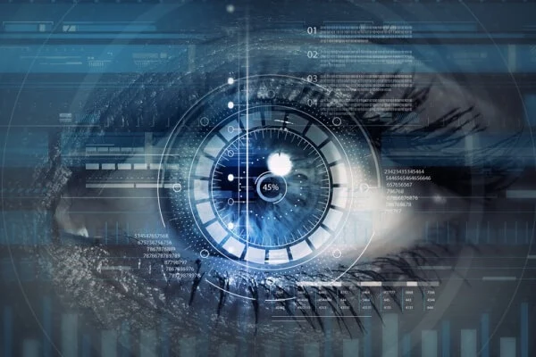 Cyber intelligence using biometric iris scanning